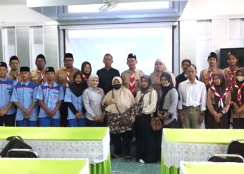Penandatangan MOU Antara SMK Al Huda Kota Kediri & JTV Kediri