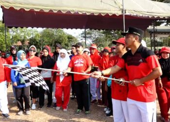 Jalan Santai Dalam Rangka Memperingati HUT Kemerdekan RI ke-78 Desa Tarokan Kab. Kediri