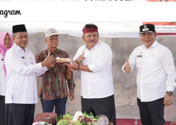 Kang Marhaen Resmikan DAM Gondosuli, Diharap Mampu Mengairi Sawah-Sawah di Kecamatan Loceret dan Pace
