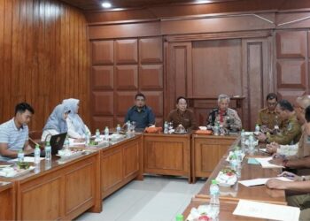Pj. Bupati Nganjuk Terima Rombongan Setda Gresik, Jajaki Kerjasama Antar Daerah