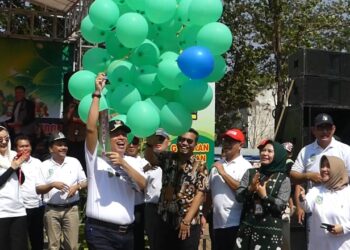 Pj Bupati Nganjuk Sri Handoko Taruna Launching Gerakan Pangan Murah