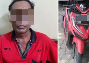 Curi Motor Honda Vario, Pria Asal Ringinpitu Ini Dijebloskan Ke Jeruji Besi