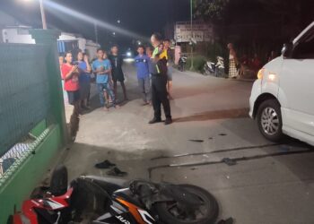 Tabrak Bodi Pick Up, Pemotor Tulungagung Tewas