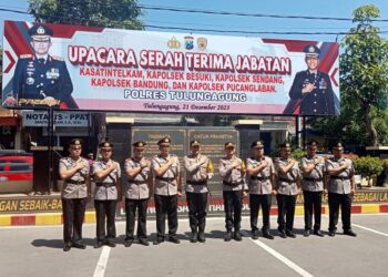 Kapolsek dan Kasat Intelkam Polres Tulungagung Dirotasi, Berikut Daftarnya