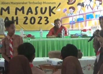 Disporabudpar Nganjuk giatkan Museum Masuk Sekolah 2023
