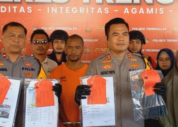 Polres Trenggalek Amankan Tersangka Postingan Palsu Showroom Prabu Ponorogo