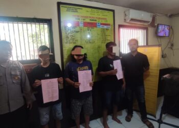 Tiga Komplotan Penggelapan Mobil Rental Asal Kediri Diringkus Polisi Tulungagung