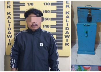 Baiyoh! Pria Asal Blitar Ini Maling Kotak Amal Puluhan Kali di Tulungagung