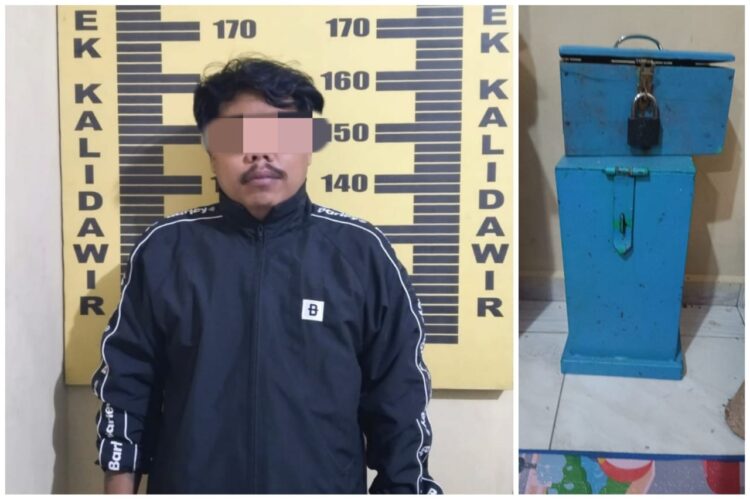 Baiyoh! Pria Asal Blitar Ini Maling Kotak Amal Puluhan Kali di Tulungagung