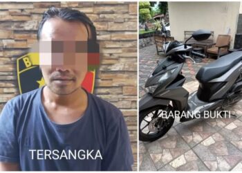 Lakukan Pencurian Motor di Tulungagung dan Kediri, Pria Asal Malang Ini Masuk Jeruji Besi