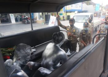 Ratusan PPKS Berhasil Diamankan Satpol PP Tulungagung, Termasuk Manusia Silver: Per Hari Raup Rp300 ribu