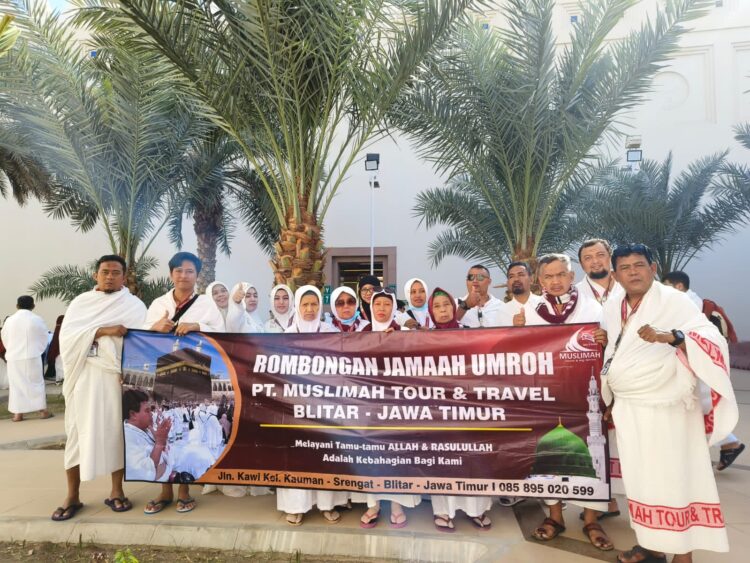 Tinggalkan Madinah Rombongan Jamaah Umrah Muslimah Travel Blitar Lakukan Umrah Wajib