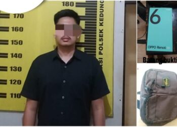 Ngutil HP di Konter Tulungagung, Pria Asal Kota Bandung Diringkus Polisi