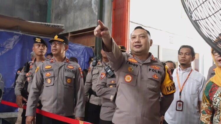 Tinjau Lokasi Gudang Logistik Pemilu, Kapolres Kediri Kota Pastikan Keamanan Setiap Tahapan Pemilu