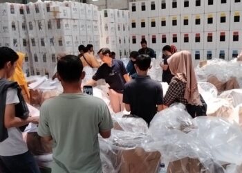 KPU Kota Kediri Mulai Setting dan Packing Surat Suara