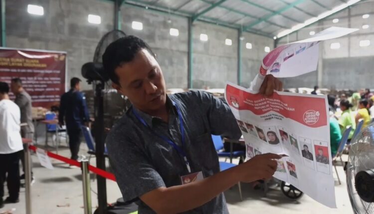KPU Kota Kediri Temukan Puluhan Surat Suara dalam Kondisi Rusak
