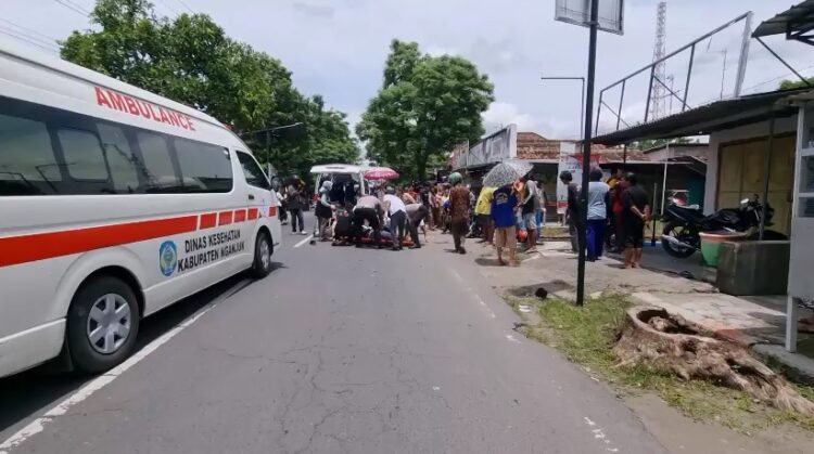 Laka Terekam CCTV Di Nganjuk 4 Korban Luka