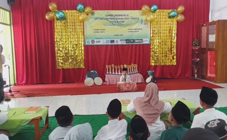 Puluhan Anak SD Di Kota Blitar Ikuti Lomba Tartil Al-Quran Dan Adzan