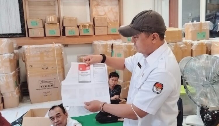 KPU Kota Kediri Selesaikan proses Penyortiran dan Pelipatan Surat Suara Lebih Cepat