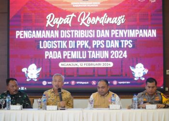 Rakor Pengamanan Distribusi dan Penyimpanan Logistik Pemilu 2024