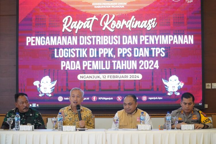 Rakor Pengamanan Distribusi dan Penyimpanan Logistik Pemilu 2024