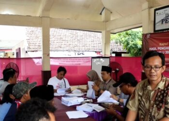 Rekapitulasi Penghitungan Suara PPK Kecamatan Pesantren