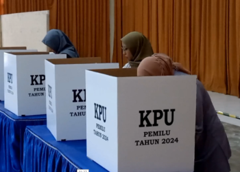 KPU Trenggalek Simulasi Pemungutan Suara Pemilu 2024