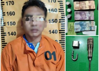 Pria Asal Wajak Kidul Tulungagung Kepergok Polisi Usai Ketahuan Maling Kotak Amal, Begini Kronologinya