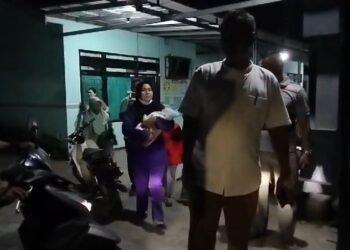 Habis Sholat Tarawih, Warga Desa Gadungan Kediri Geger Temukan Bayi