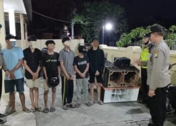 Bangunkan Sahur Pakai Sound System, 6 Pemuda di Tulungagung Diamankan Polisi