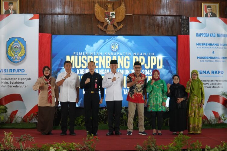 Musrenbang RPJPD Kabupaten Nganjuk Tahun 2025 – 2045 dan RKPD Tahun 2025 di Pendopo KRT Sosro Koesoemo