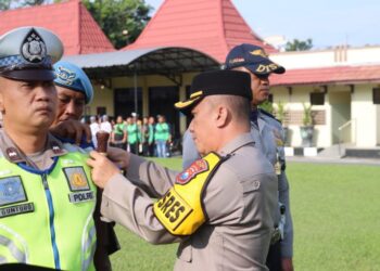 Kapolres Blitar Pimpin Apel Gelar Pasukan Operasi Keselamatan Semeru 2024