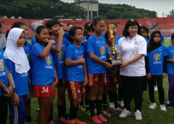 Kota Kediri Tuan Rumah Festival Sepak Bola Putri U-12 ASBWI