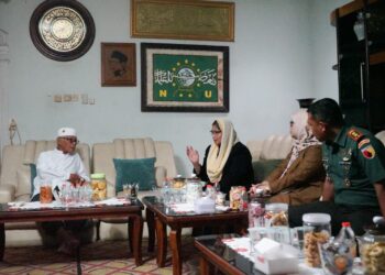 Pj Wali Kota Kediri Zanariah dan Forkopimda Plus Kota Kediri Safari Idulfitri Ke Tokoh Agama di Kota Kediri