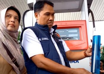 Satreskrim Polres Trenggalek Sidak Stok BBM Jelang Lebaran