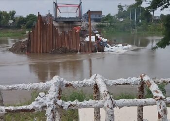 Warga Berharap Jembatan Jongbiru Kediri Segera Rampung