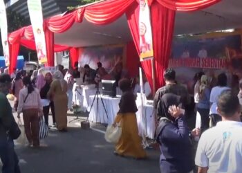 Gerakan Pangan Murah Digelar Serentak Nasional, Di Kota Kediri Digelar Depan TPM