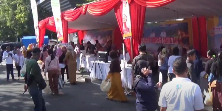 Gerakan Pangan Murah Digelar Serentak Nasional, Di Kota Kediri Digelar Depan TPM