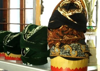 Blangkon Buatan Warga Kabupaten Kediri Ini Tembus Kalimantan dan Bontang