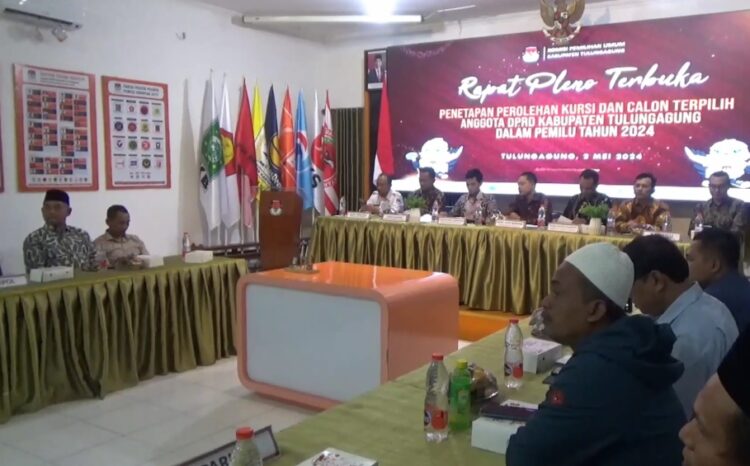 Hasil Pemilu 2024, PDIP Peroleh Kursi Terbanyak Di DPRD Tulungagung