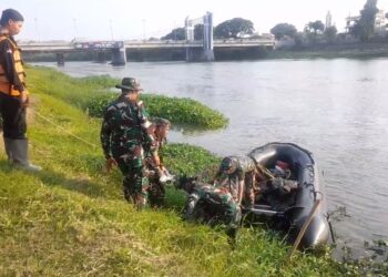 Waduk Wlingi dan Lodoyo Dibuka, BPBD Kota Kediri dan TNI Lakukan Pemantauan
