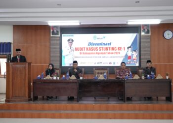 Pj. Bupati Handoko Buka Rapat Diseminasi Audit Kasus Stunting ke 1, Tegaskan Penurunan Angka Stunting adalah Prioritas Pembangunan Kab. Nganjuk