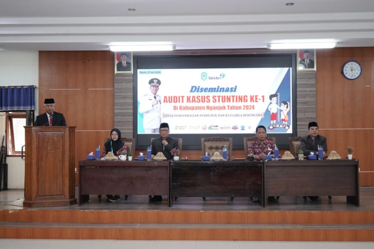 Pj. Bupati Handoko Buka Rapat Diseminasi Audit Kasus Stunting ke 1, Tegaskan Penurunan Angka Stunting adalah Prioritas Pembangunan Kab. Nganjuk