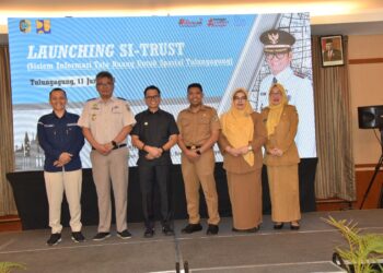 PJ Bupati Tulungagung Launching SI-TRUST, Percepat Pelayanan Informasi Tata Ruang