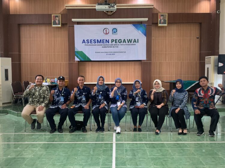 Wujudkan Profesionalisme Karyawan , Perumda Tirta Penataran Blitar Gelar Asesmen