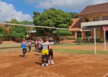 Menengok Persiapan Tim Bola Voli SMAN 1 Rejotangan Tulungagung Jelang Voliga 2024