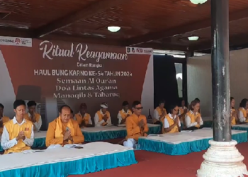 Jelang Peringatan Haul Bung Karno Ke 54 / Berbagai Tokoh Agama Gelar Do’a Lintas Agama Di Kota Blitar