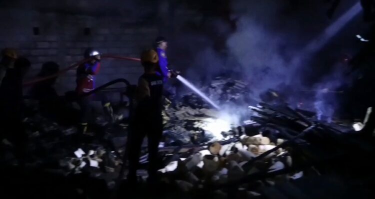 Gudang Kendang Jimbe di Kota Blitar Ludes Terbakar