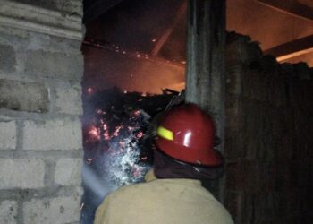 Diduga Korsleting Listrik Rumah Warga Pagu Kediri Ludes Terbakar