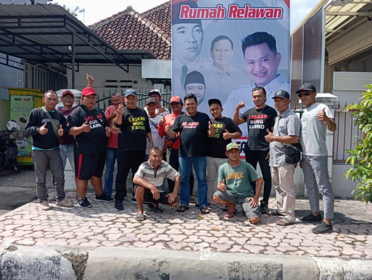 Relawan Dirikan Posko Pemenangan,Tomi Gandhi Siap All Out Maju Cawawali Kota Blitar